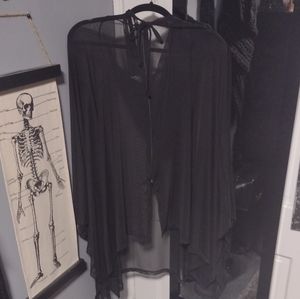 Summer Goth Mesh Top